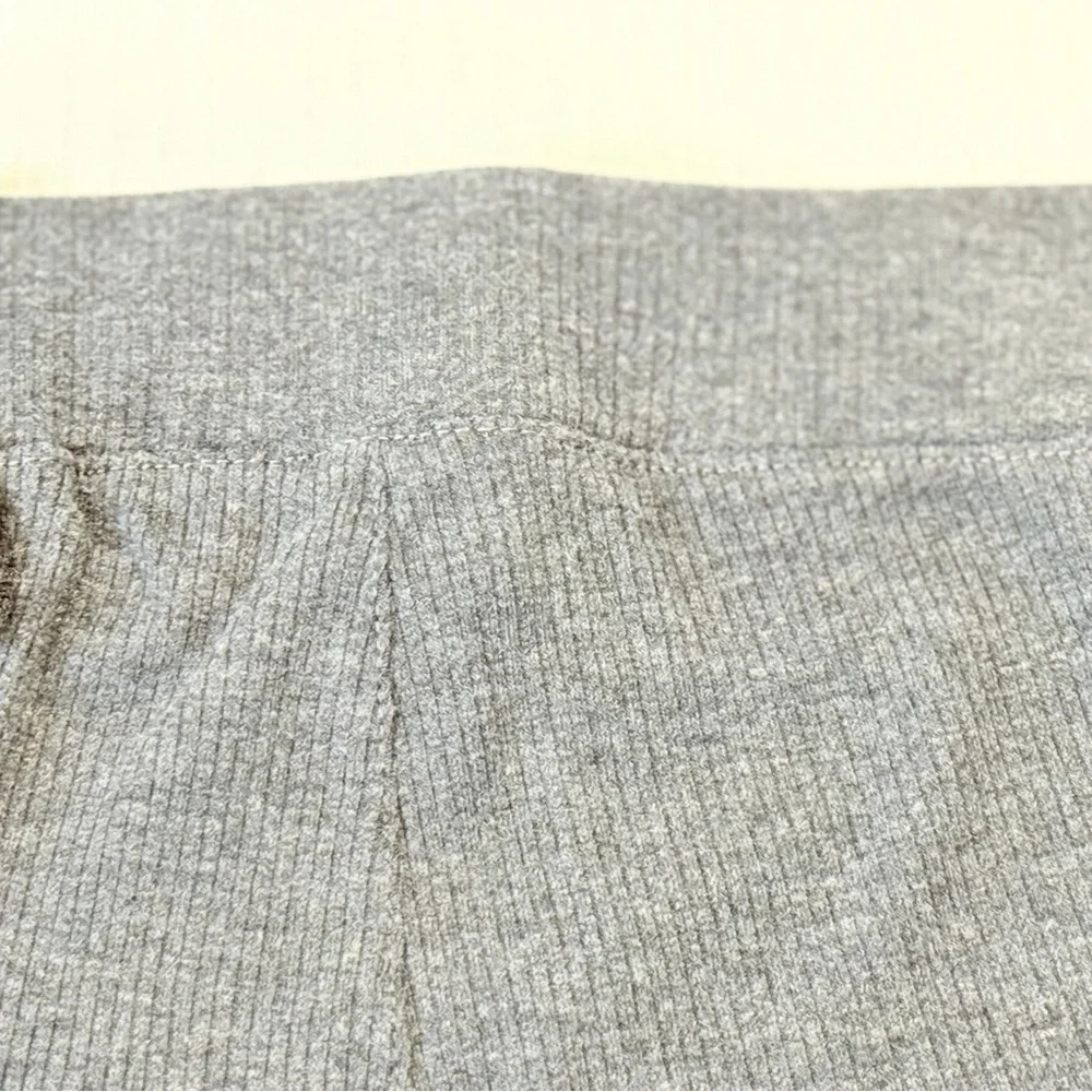 π Style & Co Ribbed Leggings Charcoal Heather Large Super Soft Mid-Rise Stretch - Picture 12 of 16